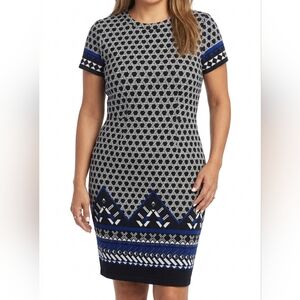 H&M Structured Knit Bodycon Dress Size L